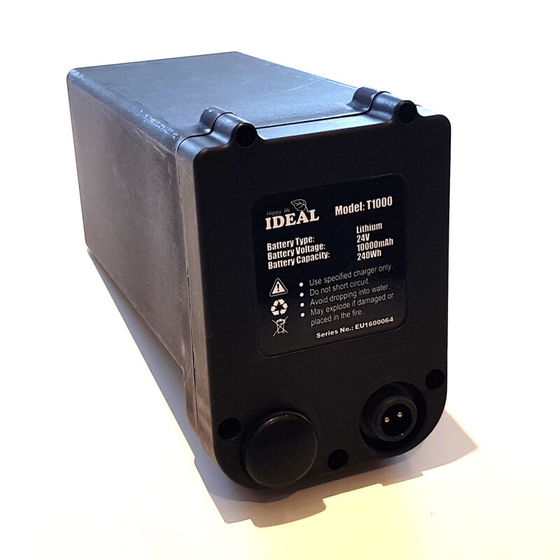 Litiumbatteri 24V 10Ah Blimo Elite - 2-polet kontakt