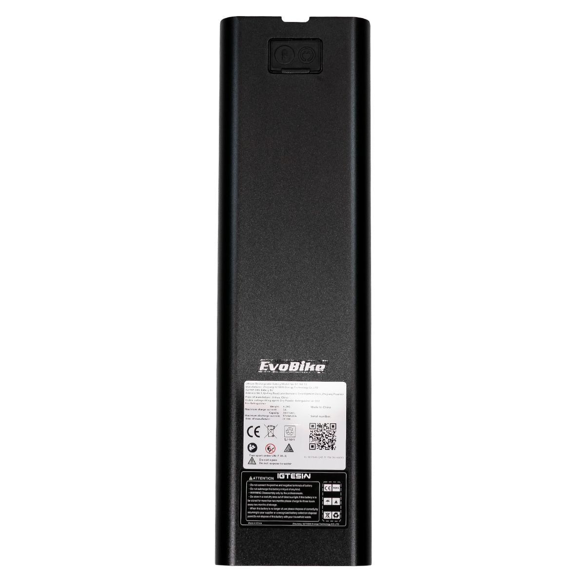 Litiumbatteri 36v 16,0Ah för Evobike Trail