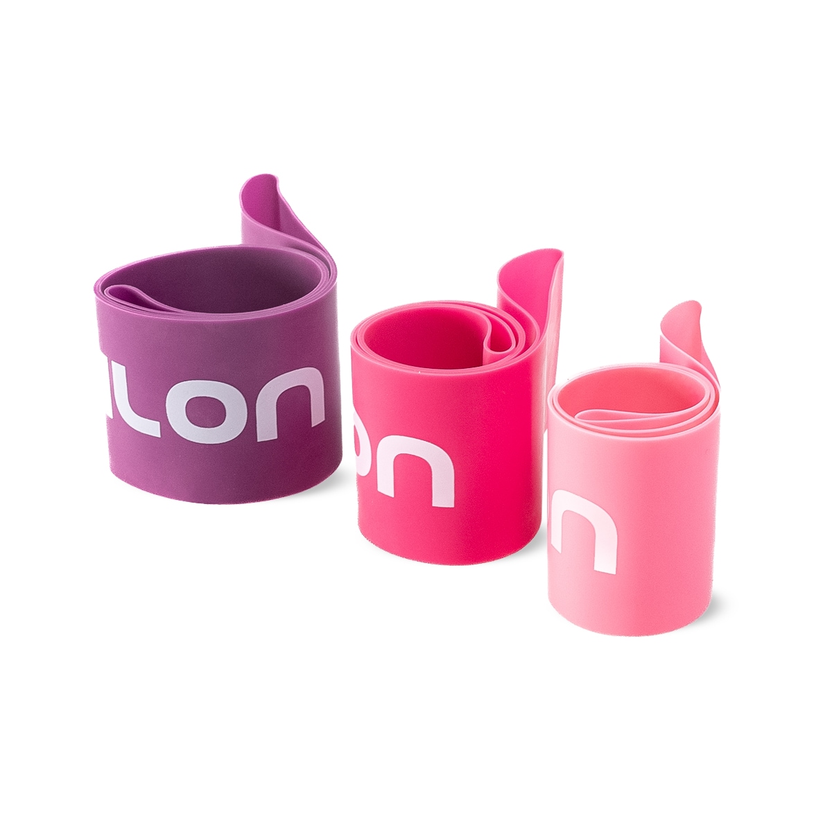 Elastiske treningsbånd 3-pack